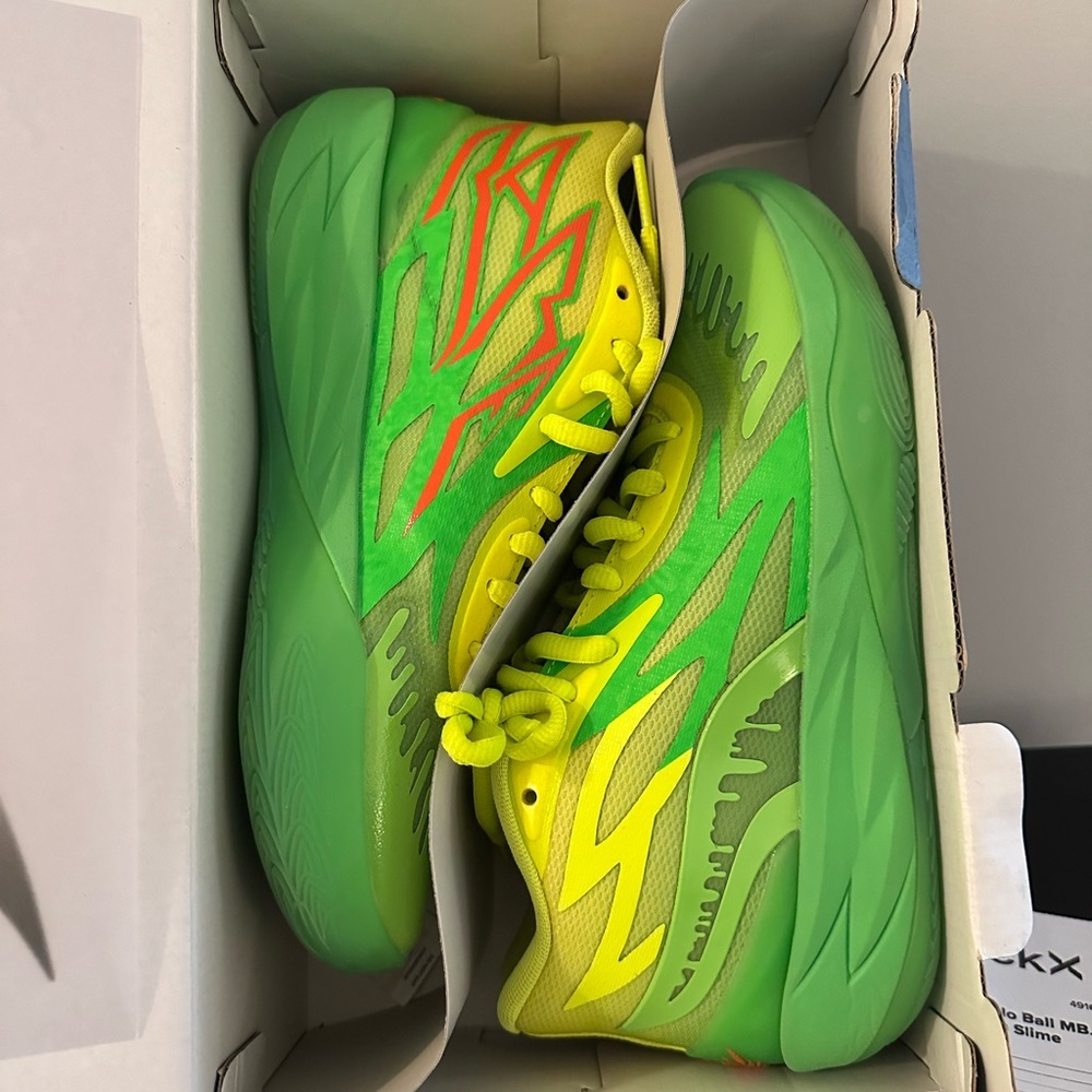 PUMA LaMelo Ball .02 x Nickelodeon slime – Size 7.5